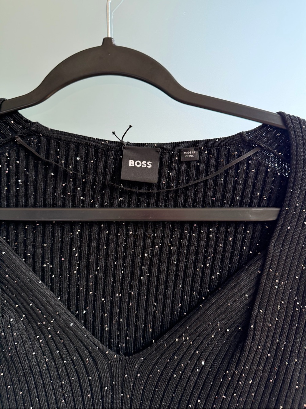 BOSS Fermina Sequined Dress - Picture 3 of 7